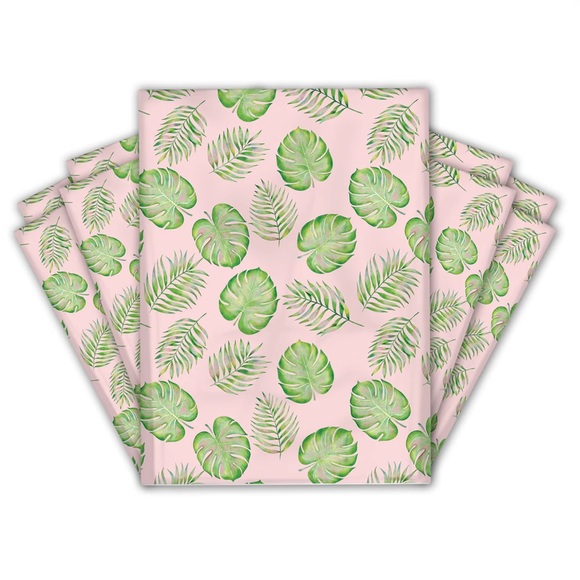 50 10X13 Poly Mailers Palm Leaves, Shipping Envelopes PRICE IS FIRM - Picture 12 of 12